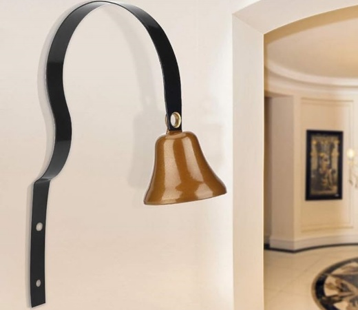 Wall mounted potty bells